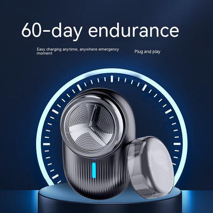 3-Blade Mini Electric Shaver | Quick Charging & Portable Groomer