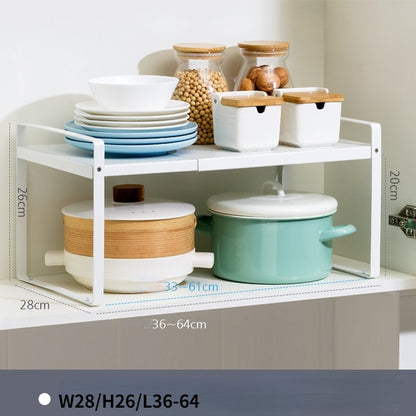 Home Fashion Retractable Kitchen Supplies Rack