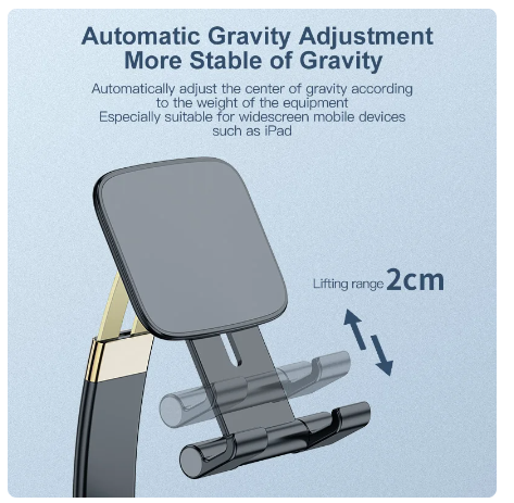 Adjustable Desk Phone & Tablet Holder Stand